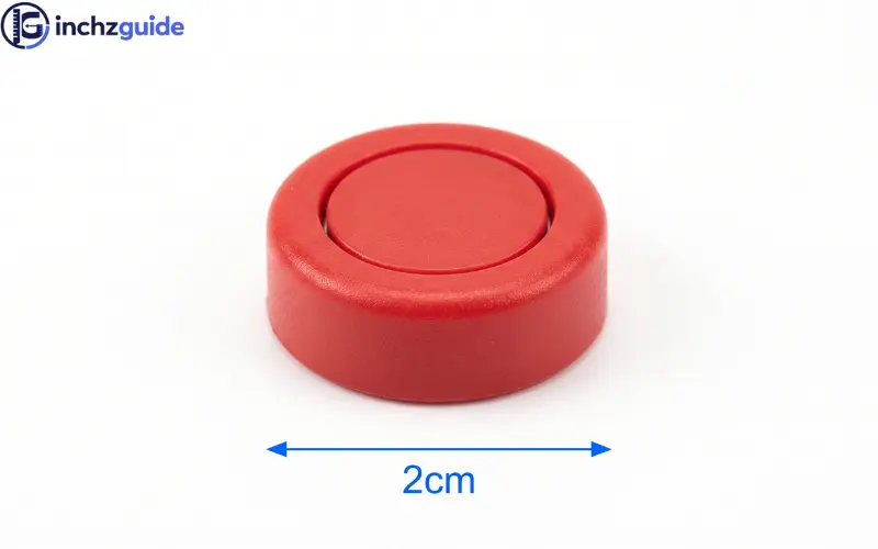 How big is 2cm