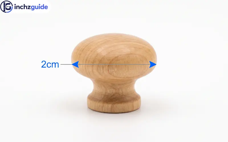 How big is 2cm